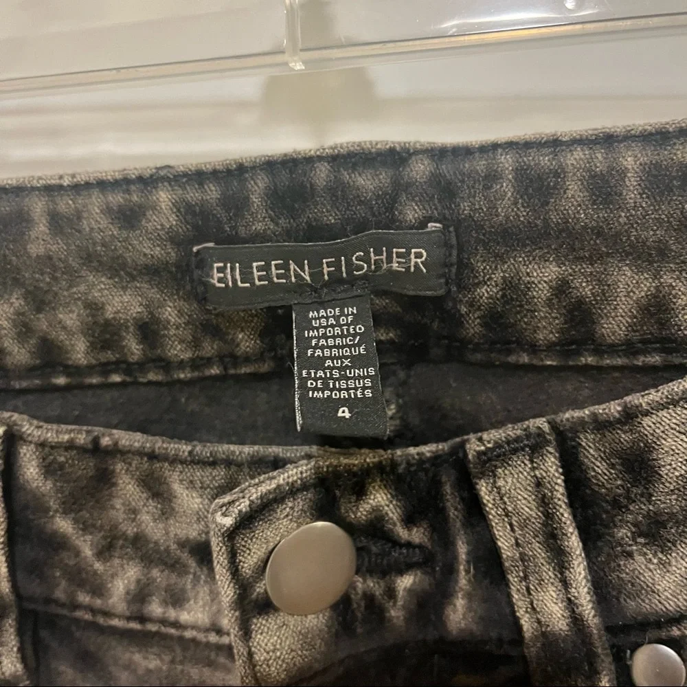 ⭐️ Eileen Fisher Velvet Acid Wash Jeans 4